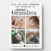 Gepromoveerd tot Grote Oma 4 Fotocollage Wit Fotoplaat (voorkant)