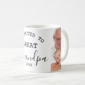 Gepromoveerd tot Grote Opa 2 Fotocollage Koffiemok (Voorkant rechts)