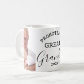 Gepromoveerd tot Grote Opa 2 Fotocollage Koffiemok (Voorkant links)