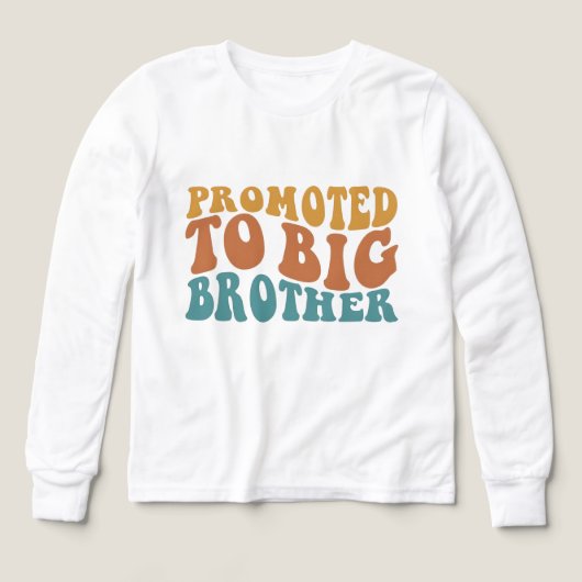 Gepromoveerd tot grote zus, grote broer shirt, 202 (Voorkant)
