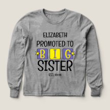 Gepromoveerd tot grote zus naam est jaar paarse ge