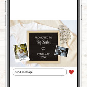 Gepromoveerd tot grote zus tweede Baby fotozwanger Aankondiging