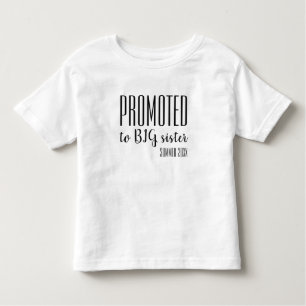 Gepromoveerd tot grote zus zwangerschap aankondigi kinder shirts