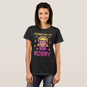 Gepromoveerd tot mama retro gaming t-shirt (Voorkant volledig)
