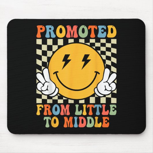 Gepromoveerd tot Middle Brother Sister Toddler Bab Muismat (Voorkant)