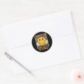 Gepromoveerd tot Middle Brother Sister Toddler Bab Ronde Sticker (Envelop)