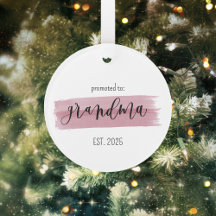 Gepromoveerd tot Oma Custom Ornament