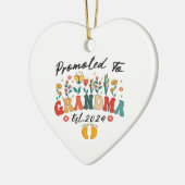 Gepromoveerd tot Oma Est. 2024 GrootoudersOrnament Keramisch Ornament (Links)