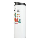 Gepromoveerd tot Oma Est. 2024 GrootoudersOrnament Thermosbeker (Geroteerd rechts)