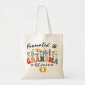 Gepromoveerd tot Oma Est. 2024 GrootoudersTote Bag Tote Bag (Voorkant)