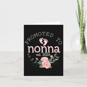 Gepromoveerd tot Oma EST 2026 Nieuwe Grootmoeder 1 Kaart