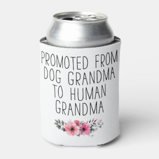 Gepromoveerd tot oma Grappige Bloemen Blikjeskoeler