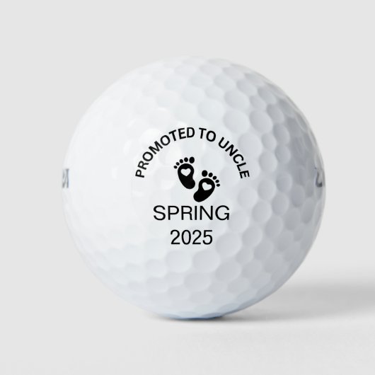 Gepromoveerd tot Oom, Golf Bal Gepersonaliseerd (Voorkant)