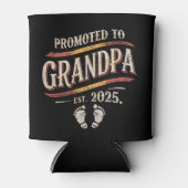 Gepromoveerd tot opa 2025 opa est 2025 blikjeskoeler (Voorkant)