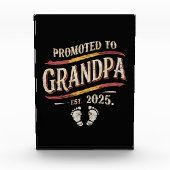 Gepromoveerd tot opa 2025 opa est 2025 fotoblokken (Voorkant)