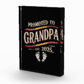 Gepromoveerd tot opa 2025 opa est 2025 fotoblokken (Rechts)