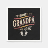 Gepromoveerd tot opa 2025 opa est 2025 servet (Voorkant)