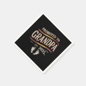 Gepromoveerd tot opa 2025 opa est 2025 servet (Hoek)