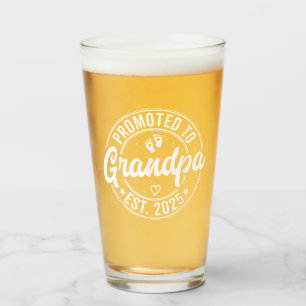 Gepromoveerd tot opa est 2025, geschenken voor nie glas