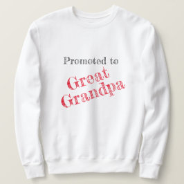 "Gepromoveerd tot overgrootvader" Trui