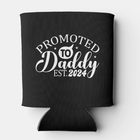 Gepromoveerd tot papa 2024 papa om te zijn blikjeskoeler (Achterkant)