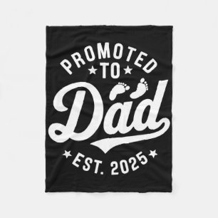 Gepromoveerd tot papa 2025 binnenkort tot papa ech fleece deken