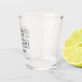 Gepromoveerd tot peettante | Nieuw Baby Gift Shot  Shot Glas (Rechts)
