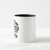 Gepromoveerd tot Pop Pop opnieuw EST 2025 Funny Gr Mok (Midden)