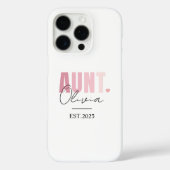 Gepromoveerd tot Tante Est 2025 | Gepersonaliseerd Case-Mate iPhone Case (Achterkant)