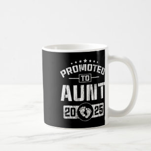 Gepromoveerd tot Tante Est. 2025 Grappig om tante Koffiemok