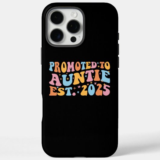 Gepromoveerd tot tante Est. 2025 III Case-Mate iPhone Case (Achterkant)
