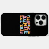 Gepromoveerd tot tante Est. 2025 III Case-Mate iPhone Case (Achterkant (horizontaal))