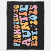 Gepromoveerd tot tante Est. 2025 III Fleece Deken (Voorkant)