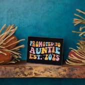 Gepromoveerd tot tante Est. 2025 III Fotoplaat (Zijkant)