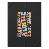 Gepromoveerd tot tante Est. 2025 III Tafelkleed (Voorkant)