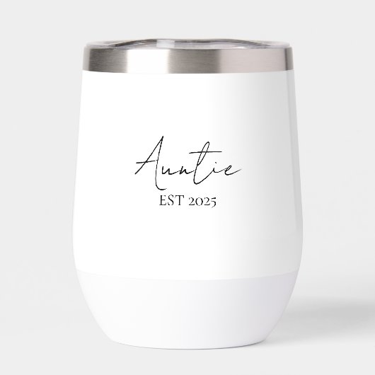 Gepromoveerd tot tante EST 2025 | tante die voor h (Achterkant)