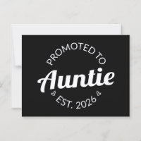 Gepromoveerd tot tante Est. 2026 I