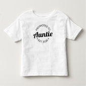 Gepromoveerd tot tante Est. 2026 I Kinder Shirts (Voorkant)