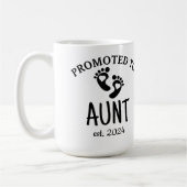 Gepromoveerd tot tante / geboorte aankondiging chi koffiemok (Links)