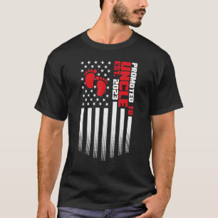 Gepromoveerd tot Uncle EST 2023 Leuk Cadeau Zwange T-shirt