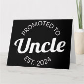 Gepromoveerd tot Uncle Est. 2024 I Kaart (Voorkant)