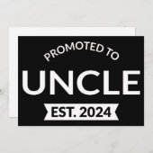 Gepromoveerd tot Uncle Est. 2024 II Aankondiging (Voorkant / Achterkant)