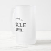 Gepromoveerd tot Uncle Est. 2024 II Matglas Bierpul (Voorkant links)