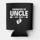 Gepromoveerd tot Uncle Est 2024 Vaderdag Blikjeskoeler (Voorkant)