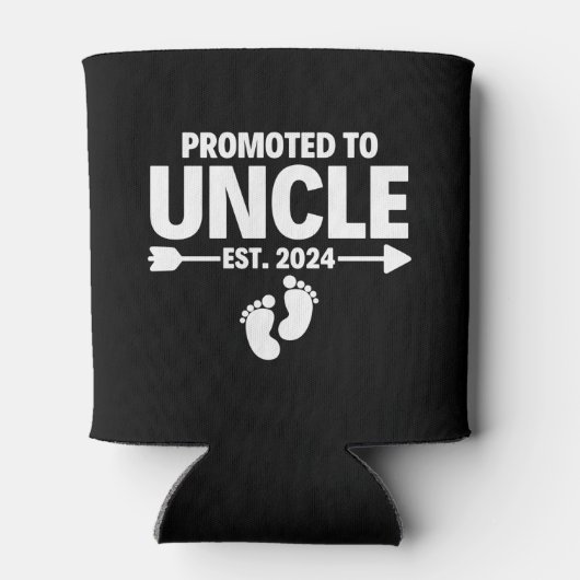 Gepromoveerd tot Uncle Est 2024 Vaderdag Blikjeskoeler (Achterkant)