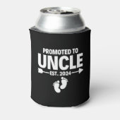 Gepromoveerd tot Uncle Est 2024 Vaderdag Blikjeskoeler (Blikje Achterkant)