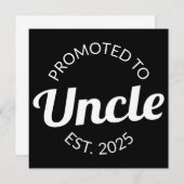 Gepromoveerd tot Uncle Est. 2025 I Aankondiging (Voorkant / Achterkant)