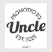 Gepromoveerd tot Uncle Est. 2025 I Sticker (Vel)
