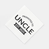 Gepromoveerd tot Uncle Est. 2025 II Servet (Hoek)