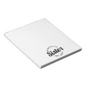 Gepromoveerd tot zuster Est. 2024 I Notitieblok (Schuin)